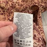 VERO MODA Aware by Vero Moda Orange & Red Printed Short Sleeve Top Size M Photo 5