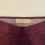 Soft Surroundings  The Ultimate Pullon Relaxed Straight Jeans Size M Purp… Photo 3