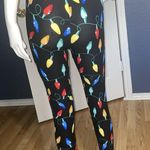 Maze Women's Holiday Lights Printed Leggings Size 4 Christmas Novelty Elastic Photo 4