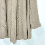 TSE  100% Cashmere Beige Detailed Knit Open Cardigan Sweater Size Medium Photo 2
