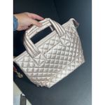 MZ Wallace  Small Sutton Bag Quilted Rose Gold Purse Womens Photo 5