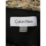 Calvin Klein  Black Moto Biker Jacket Women’s 8P | Ponte Knit Stretch Zip Jacket Photo 8