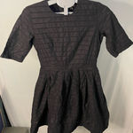 Gap  Black eyelet fit and flare‎ dress size 2 Photo 0