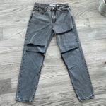 Adika  ripped distressed jeans highwaist retro black wash size Small New Photo 2