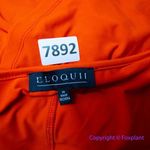 Eloquii New!  orange red tie‎ front V neck bell sleeve dress, size 20 Photo 12