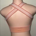 Light Pink peach color Workout Set padded top woman size large nice thick qualit Photo 3