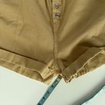 Topshop  Paper Bag Tan Button Fly Shorts‎ Size 12 Photo 6