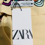 ZARA  Multicolored V-Neck Tunic Short Sleeves Midi Summer Beach Dress Size XL Photo 10