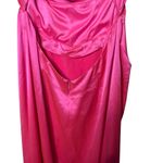 Retrofete Rosa Maxi slip Dress in Hyper Pink with side seam split sz L Size L Photo 9