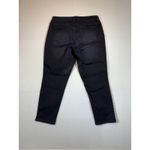 Style & Co  Curvy Ankle Jeans Black Floral Embroidered Women's Photo 1