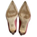 White House | Black Market  Abby Adobe Pink Leather Stiletto Pumps Size 10 Pointed Photo 7