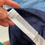 Mango NWT navy high waisted cotton shorts size small Photo 8