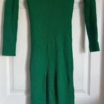 arch4 Cashmere Coco Midi Dress in Emerald Green XS Photo 14