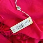 Max Studio NWT   ONE SHOULDER TIRED MAXI DRESS POCKETS IN COLOR CERISE Photo 5