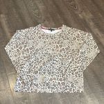 P.J. Salvage  LEOPARD PRINT LONG SLEEVE PULLOVER Photo 0