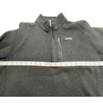 Patagonia Large Black Half-Zip Fleece Pullover - Warm & Cozy 52a Photo 4