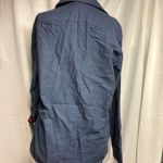 Blue stone rose button up shirt Size 4 Photo 1