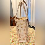 Coach  Floral Canvas Tote - Cream and Brown Photo 2