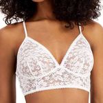 Inc international intimates White Lace Bralette NWT large Photo 0