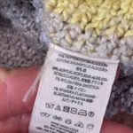 Free People Amethyst Marled Oversized Chunky Knit Sweater Size M Yellow/Gray Photo 6