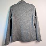 The North Face Women’s Grey Fleece 1/4 Zip Pullover Sweater Large Long Sleeves Photo 1