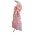 Chic Pink Long Sleeve Gingham Dress Size XL Photo 1