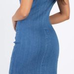 Iris Denim Zipper Dress Photo 2
