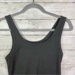 Aerie  Ribbed Knit Tank Top Charcoal Size Medium Photo 3
