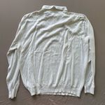 Vintage Statements Quarter Zip Sweater White Size XL Photo 2