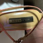 Wild Rose  Women's Peach Patent Clear Heel Pumps Size 8 Photo 4