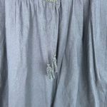 J.Crew Factory Long Sleeve Embroidered Tassel Top Navy Size XS A1509 Photo 4