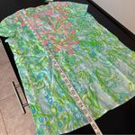 Lilly Pulitzer  Sea breeze Tunic, gauzy Cotton, embroidered, neon colors, XS, NWT Photo 10