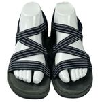 Skechers  Women's Navy Strappy Open Toe Flat Sandals Shoes Size 9 Slingback NWOT Photo 0