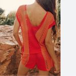 ZARA NWOT CROCHET MESH SWIM COVER SHORTS Photo 6