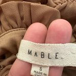 MABLE | Brown Bodycon Mesh Ruched Mini Dress |‎ Women's S Photo 5