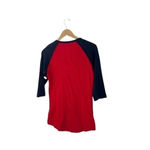 MLB Angels Baseball Womens Medium Round neck 3/4 sleeve 100% Cotton T Photo 3