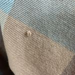 CELINE  Macadam Embroidered Logo Vintage Wool Winter Scarf Photo 3