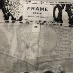 Frame  Le Mini Skirt 25 Python Print Gray Front Pocket Y2K Streetwear Photo 5