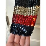 Alice + Olivia  Sequin Striped Sherryl Cropped Cardigan Jacket Size M Photo 8