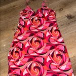 Wet Seal Pink and Orange Patterned Mini Dress Photo 3