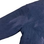 Athleta NWT  Women's Retroplush Bomber Jacket Black Quilted Size L Oversized Photo 4