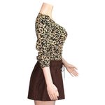 Reformation Nell Long Sleeve Blouse, Blitz, XS Photo 8