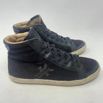 Frye  Dylan Calf Hair High Top Sneakers Black Size‎ US 6.5 Photo 4