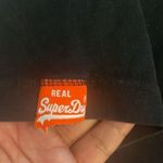 Superdry  Black Embroidered Logo Tee Womens Large EUC #4558 Photo 2