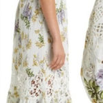 By Timo | Maxi Floral Cottage Dress Small‎ Linen Blend Tan Photo 0