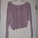 Free People Lavender Long Sleeve Photo 3