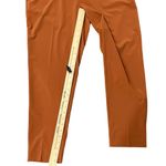 Banana Republic Satin-Like Tapered Pants Burnt Orange Size S Polyester Spandex Photo 4