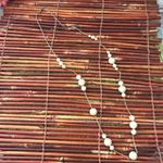 J.Crew  Faux Pearl & Gold Tone Chain Necklace Photo 4