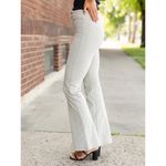 Free People Jayde Seamed Corduroy Flare Pants in Mineral Grey Size US 27 NWT Photo 1