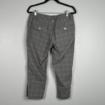 Nike  Golf Womens‎ Crop Pants Check Print Gray Sz 8 Photo 4